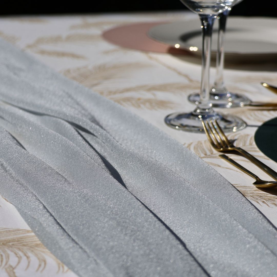 Tischwäsche leiehn Berlin Hochzeit, Firmenfeier, Geburtstag - Tischwäscheverleih - Lasate -Tischtuch Blau mieten