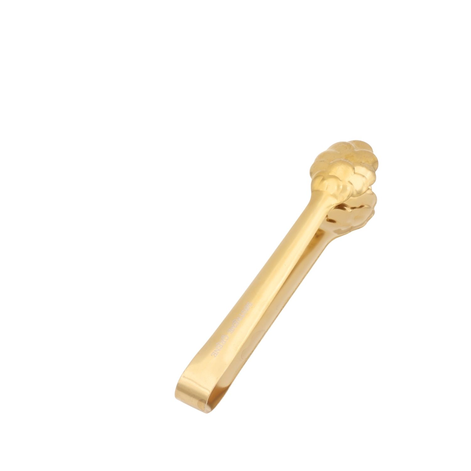 Besteck mieten Berlin Hochzeit, Firmenfeier, Geburtstag - Eventdekoverleih - Lasate -Zuckerzange Gold mieten