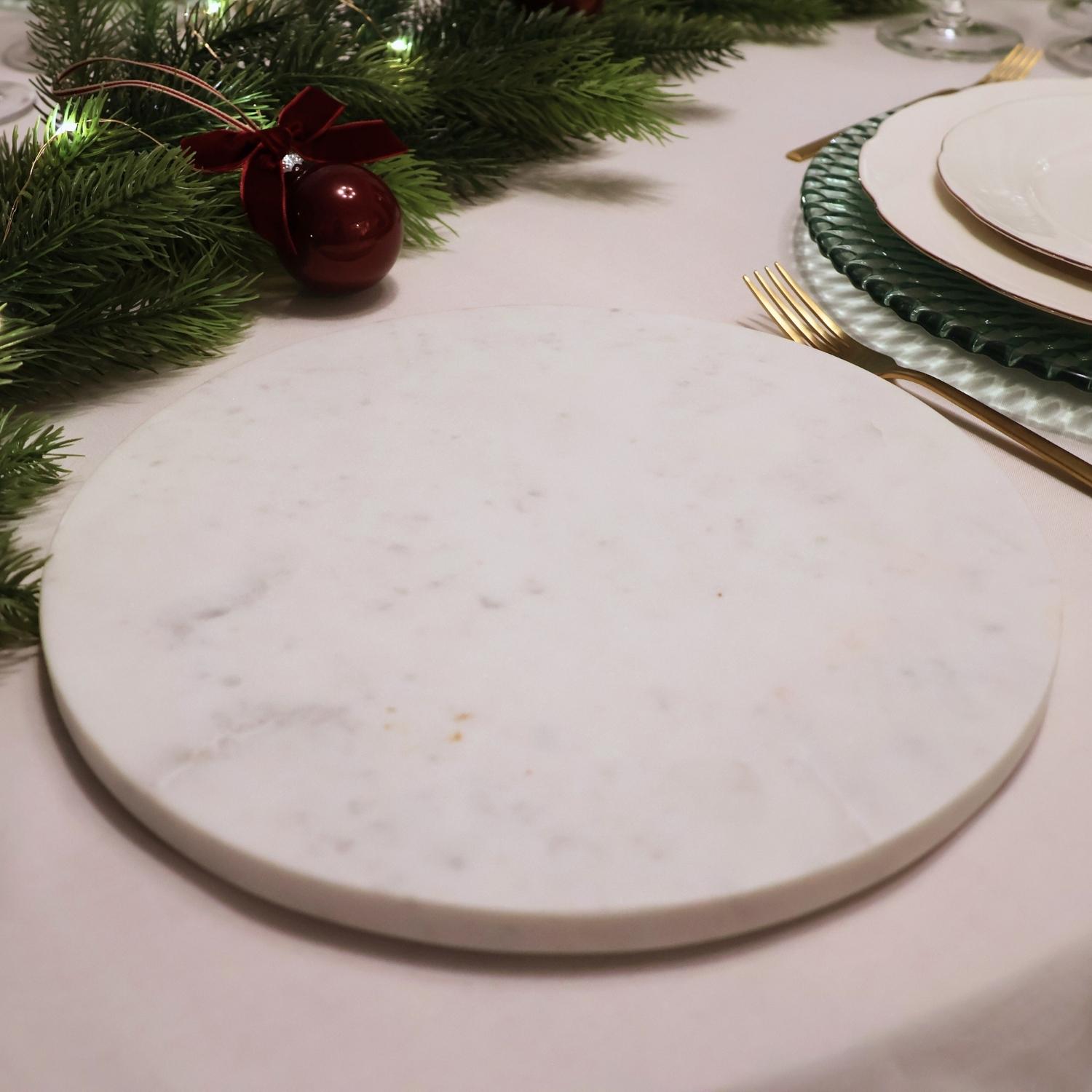 Eventdeko mieten Berlin Hochzeit, Firmenfeier, Weihnachtsfeier - Eventdekoverleih - Lasate - Marmorplatte flach mieten